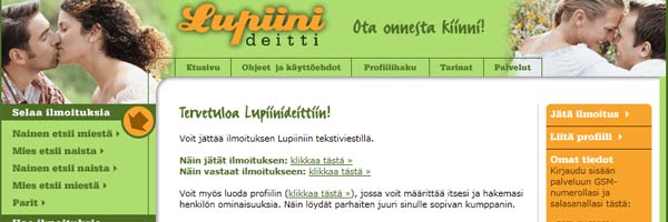 Lupiini Deitin etusivu