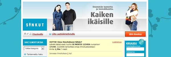 Sinkut.net sokkotreffisivusto